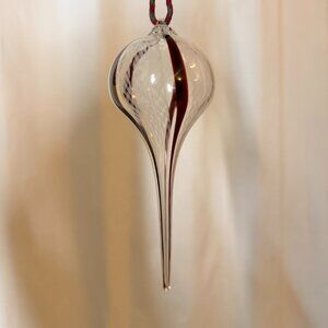 Vintage Drop Glass Christmas Ornament